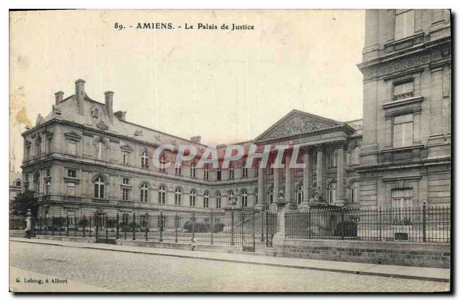 CPA Palais de Justice Amiens