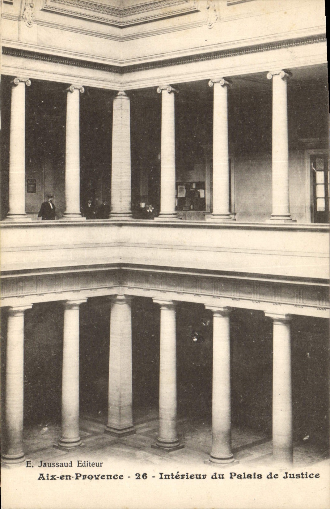 Aix-en-Provence — Intérieur du Palais de Justice — E. Jaussaud Editeur - 26