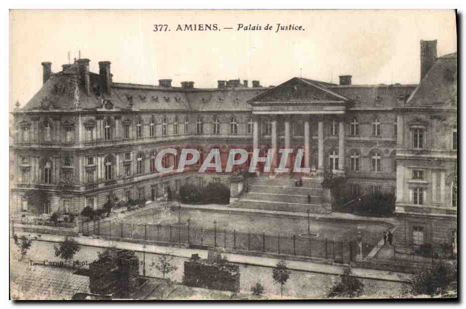 CPA Palais de Justice Amiens
