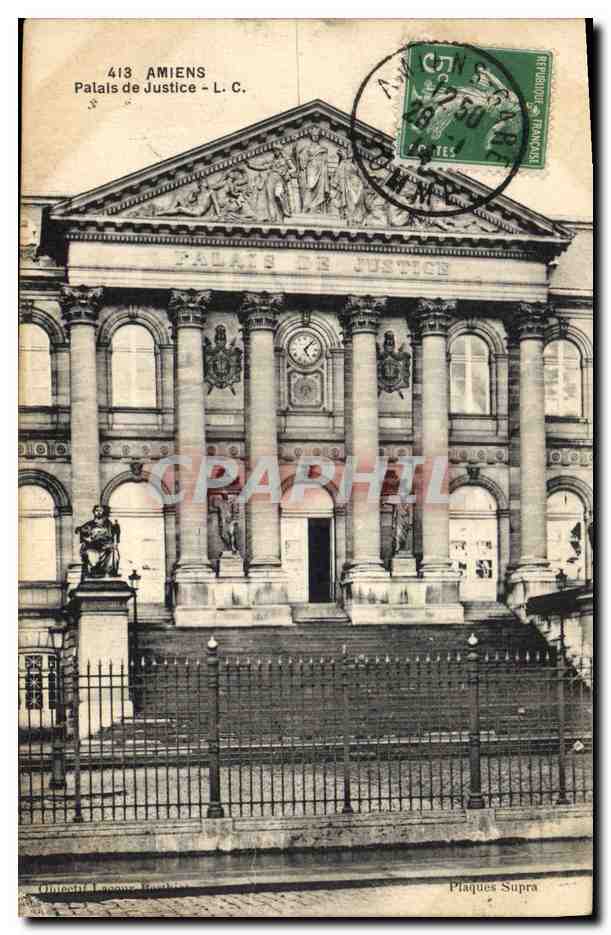 CPA Palais de Justice Amiens