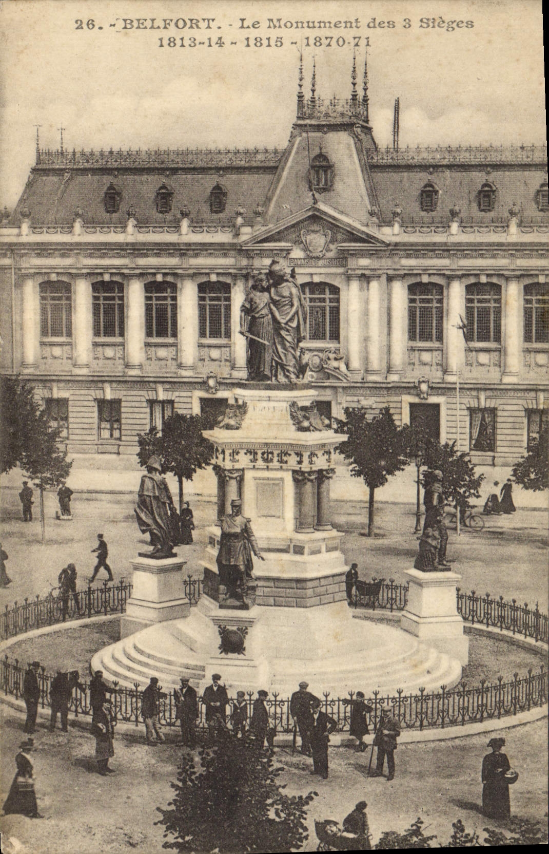 Belfort - Denkmal der drei Belagerungen 1813-14 - 1815 - 1870-71