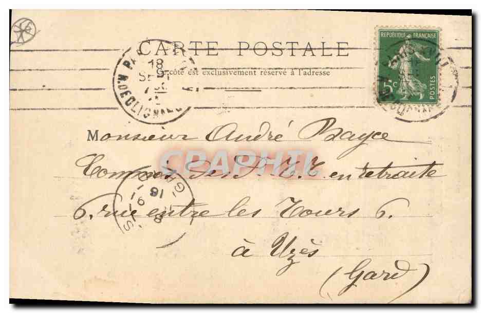 CPA Militaria Guerre de 1870 Sedan Floing Le chene brise — Verso