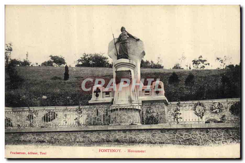 Fontenoy — Monument — Pratberrnon, éditeur, Toul