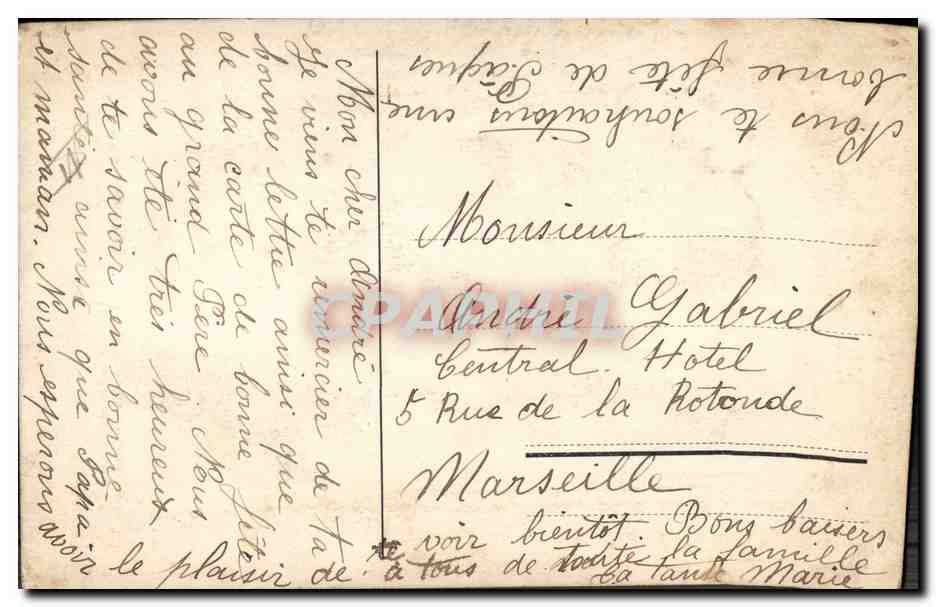 CPA Fantaisie Toilee Fleurs  — Rückseite