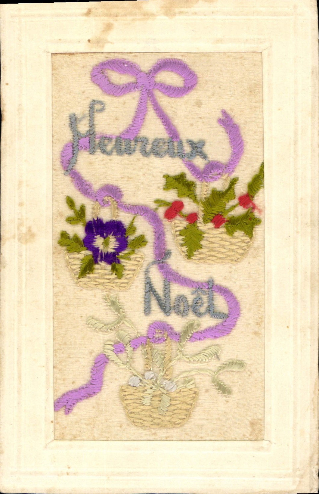CPA Fantaisie Toilee Fleurs 
