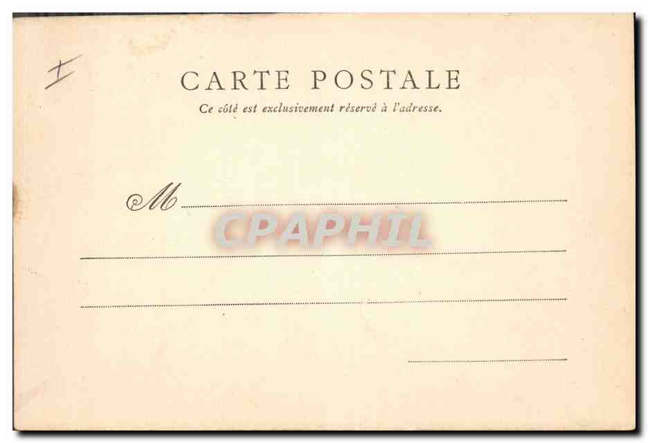 CPA Prefecture Agen — Verso