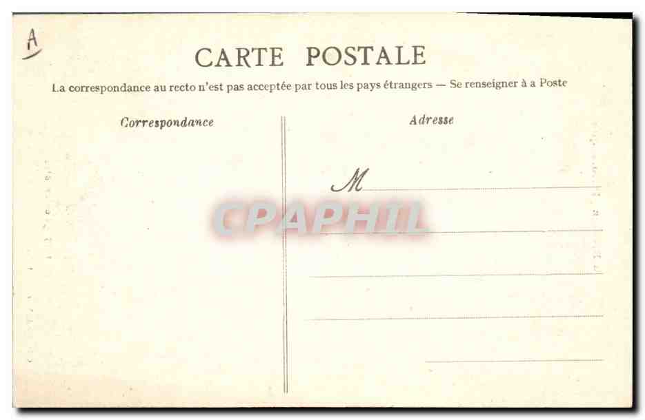 CPA Folklore Lorientaise  — Verso
