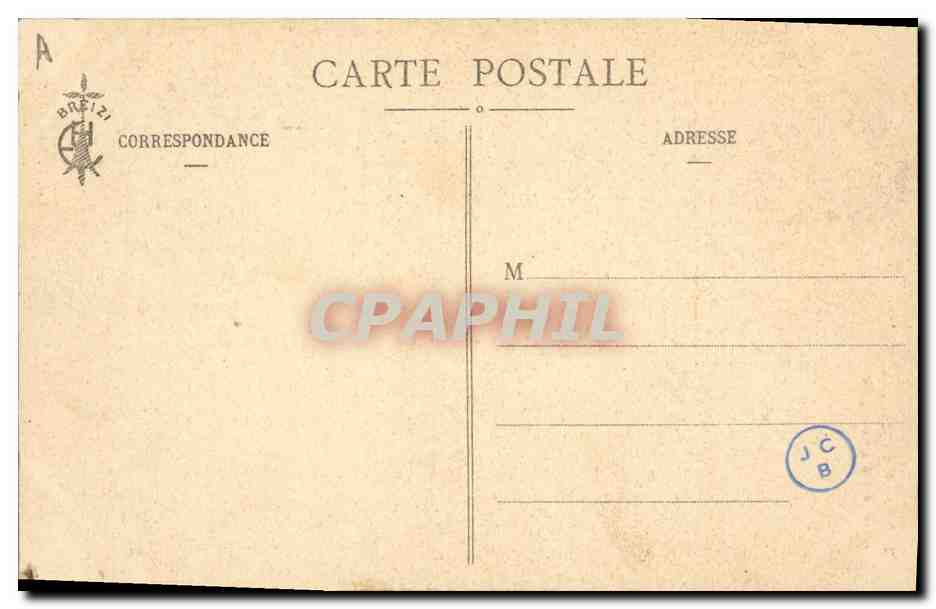 CPA Folklore Anne de Bretagne  — Verso