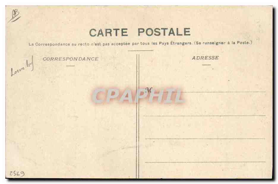 CPA Folklore Maries de Bourg de Batz Mariage — Verso