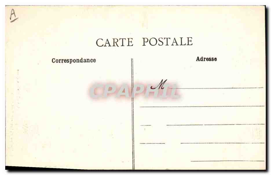 CPA Folklore Un vieux brave  — Verso