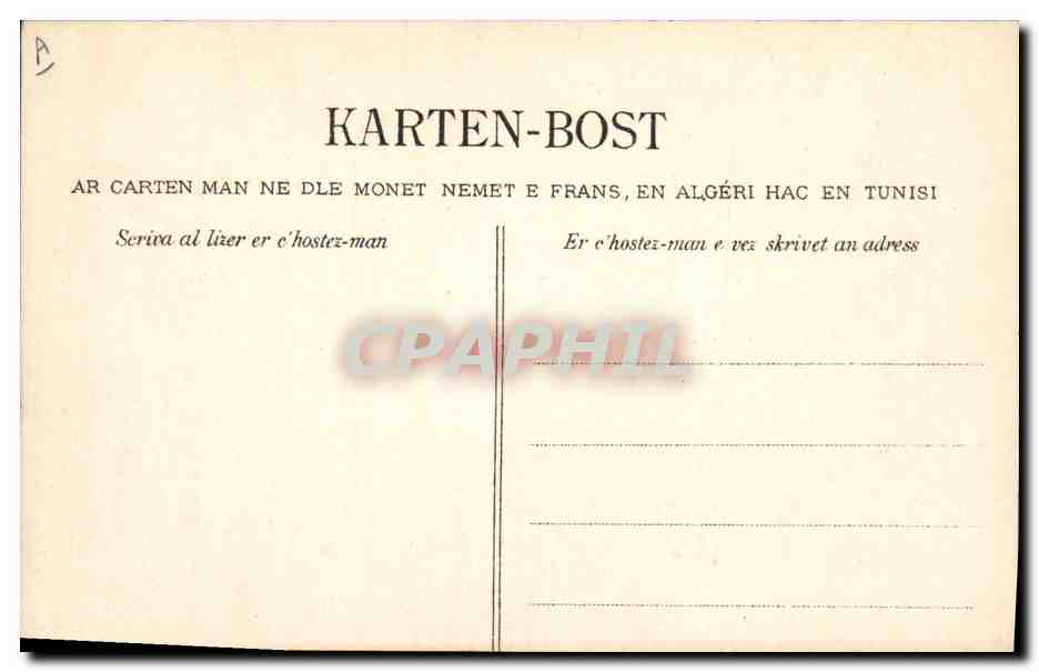 CPA Folklore Maries de Saillie Guerande Mariage  — Verso