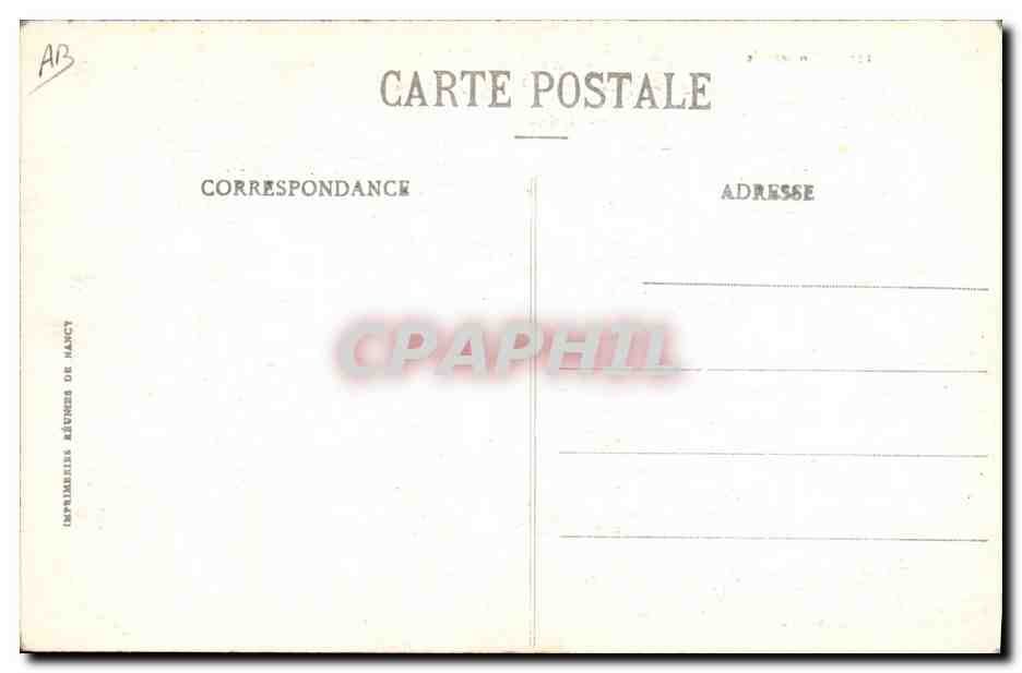 CPA Folklore Lorientais  — Verso
