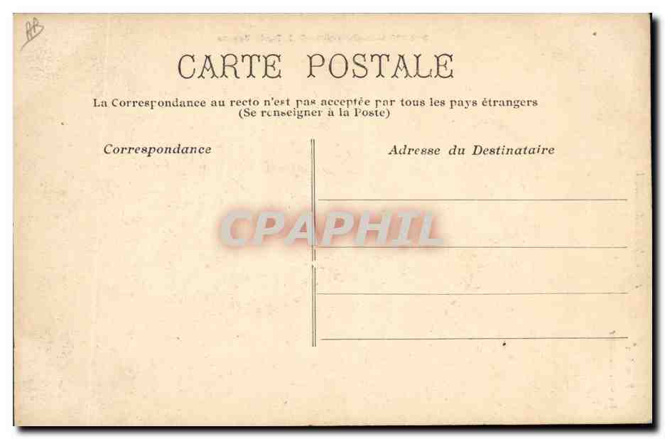 CPA Folklore Fiances Le vrai bonheur Au Pays Maraichin  — Verso