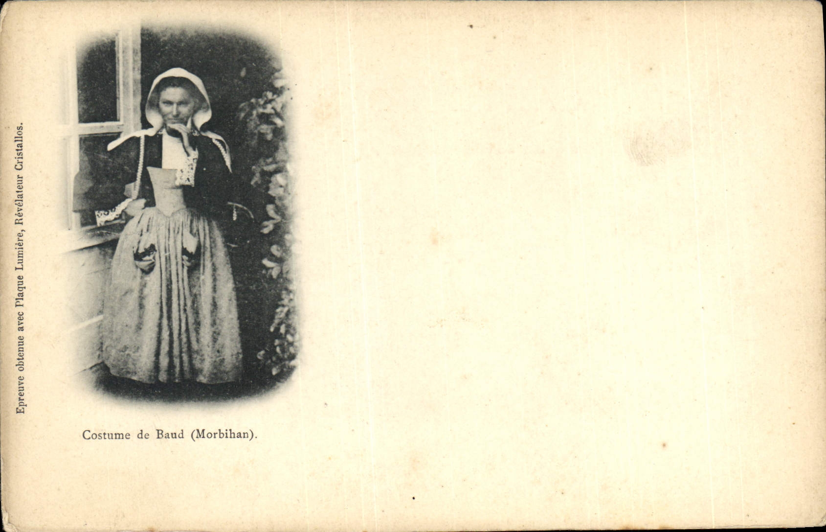 CPA Folklore Costume de Baud 