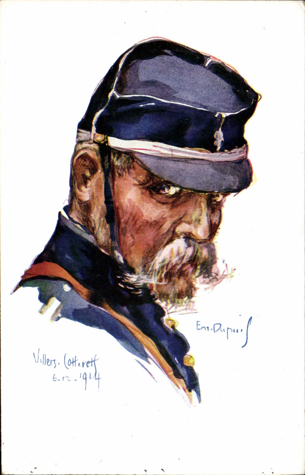 CPA Fantaisie Illustrateur Dupuis Militaria Villers Cotterets