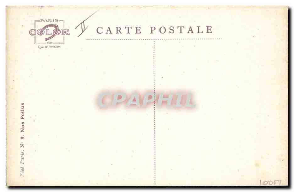 CPA Fantaisie Illustrateur Dupuis Militaria Paris — Rückseite