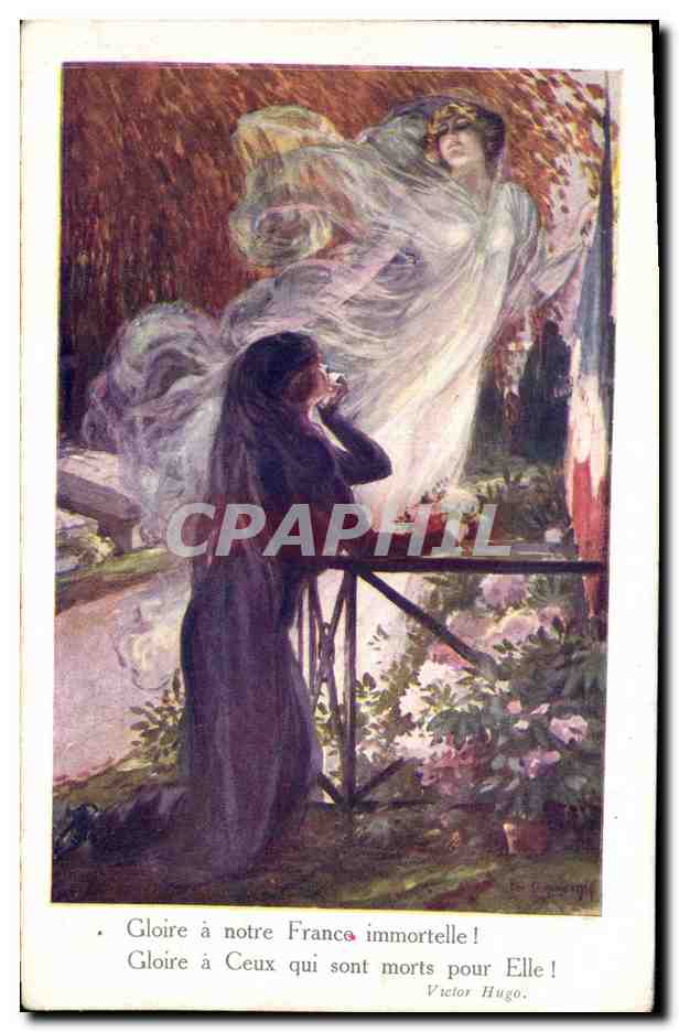CPA Fantaisie Illustrateur Dupuis Militaria Gloire a notre France immortelle !