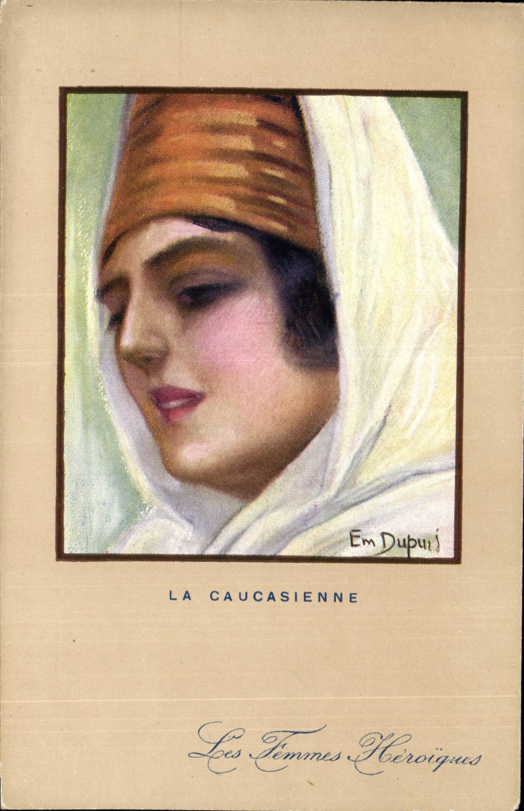 CPA Fantaisie Illustrateur Dupuis Femme La Caucasienne Caucase 