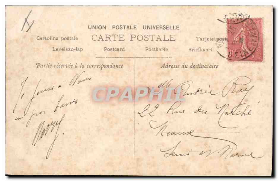 Mitzi Dalti — Portrait en costume oriental — Paul Burger, Paris, n°1413 — Verso