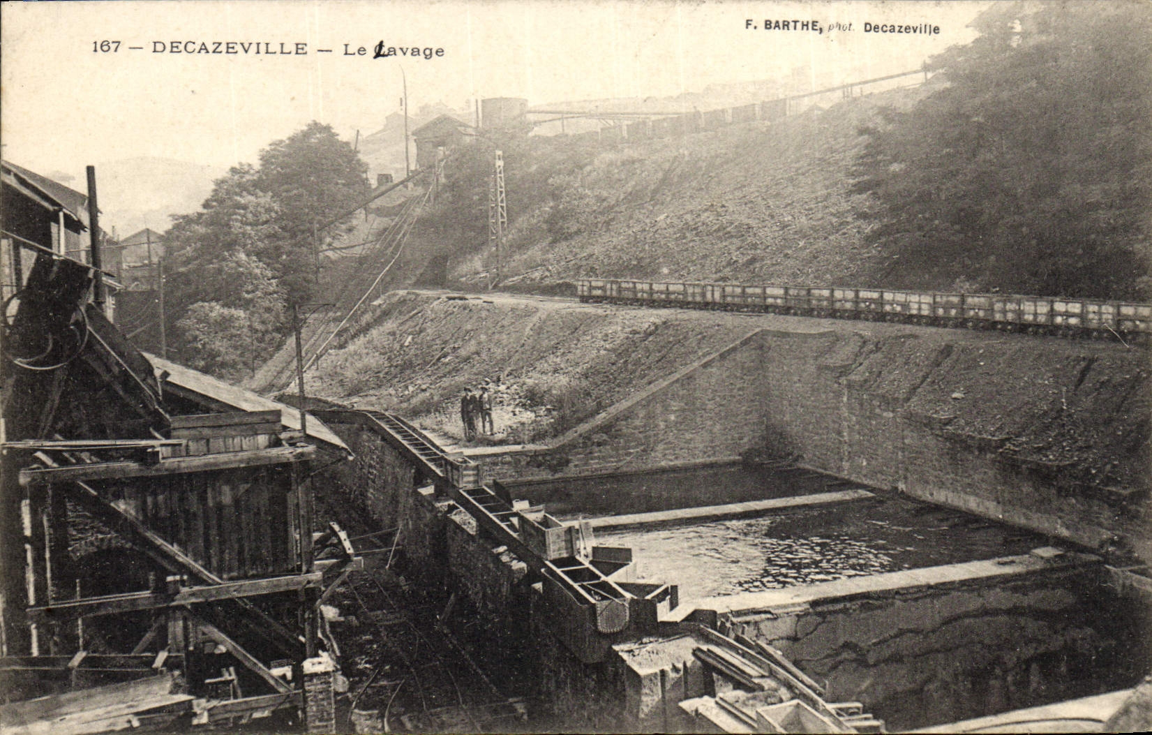 CPA Mine Mines Decazeville Le lavage TOP 