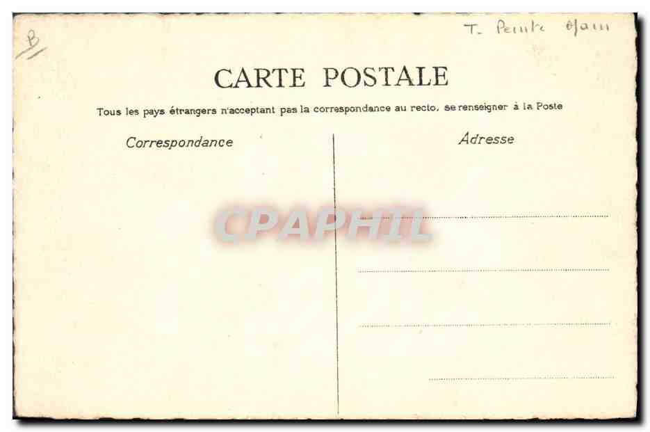 Femme en costume rose fumant une cigarette — style Art Déco — dessin signé 'Lyhy' — éditeur inconnu — Verso