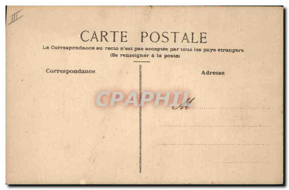 Paysage automnal — bâtiment et arbres en rouge — éditeur CPAPHIL, n° III — Rückseite
