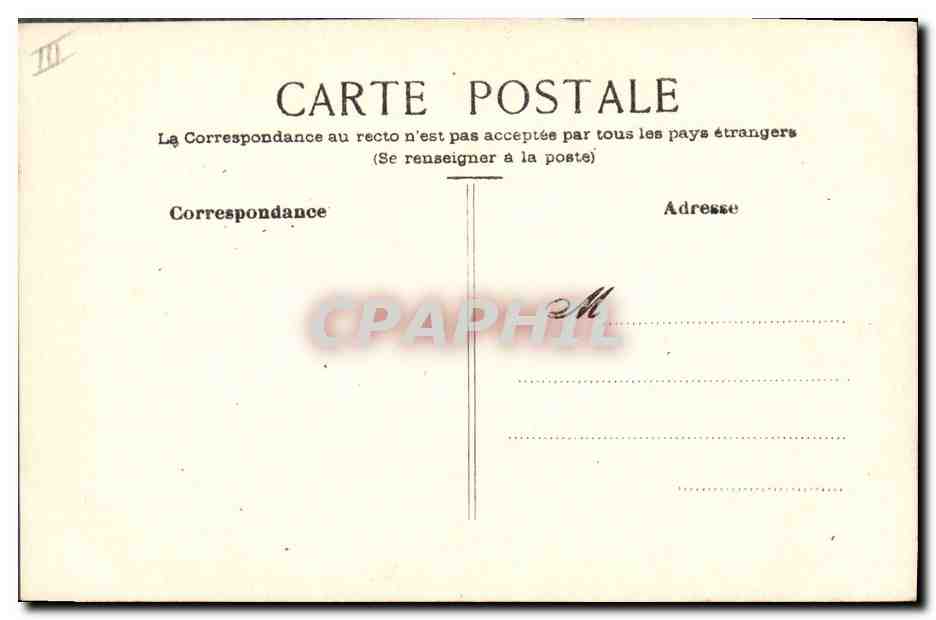 CPA Fantaisie (dessin a la main) Oiseaux  — Rückseite