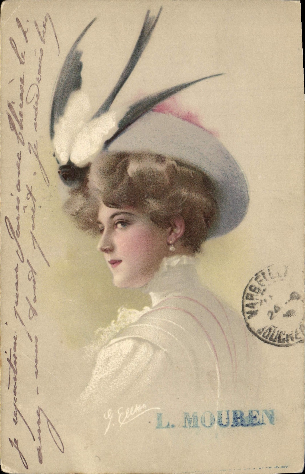CPA Fantaisie Femme