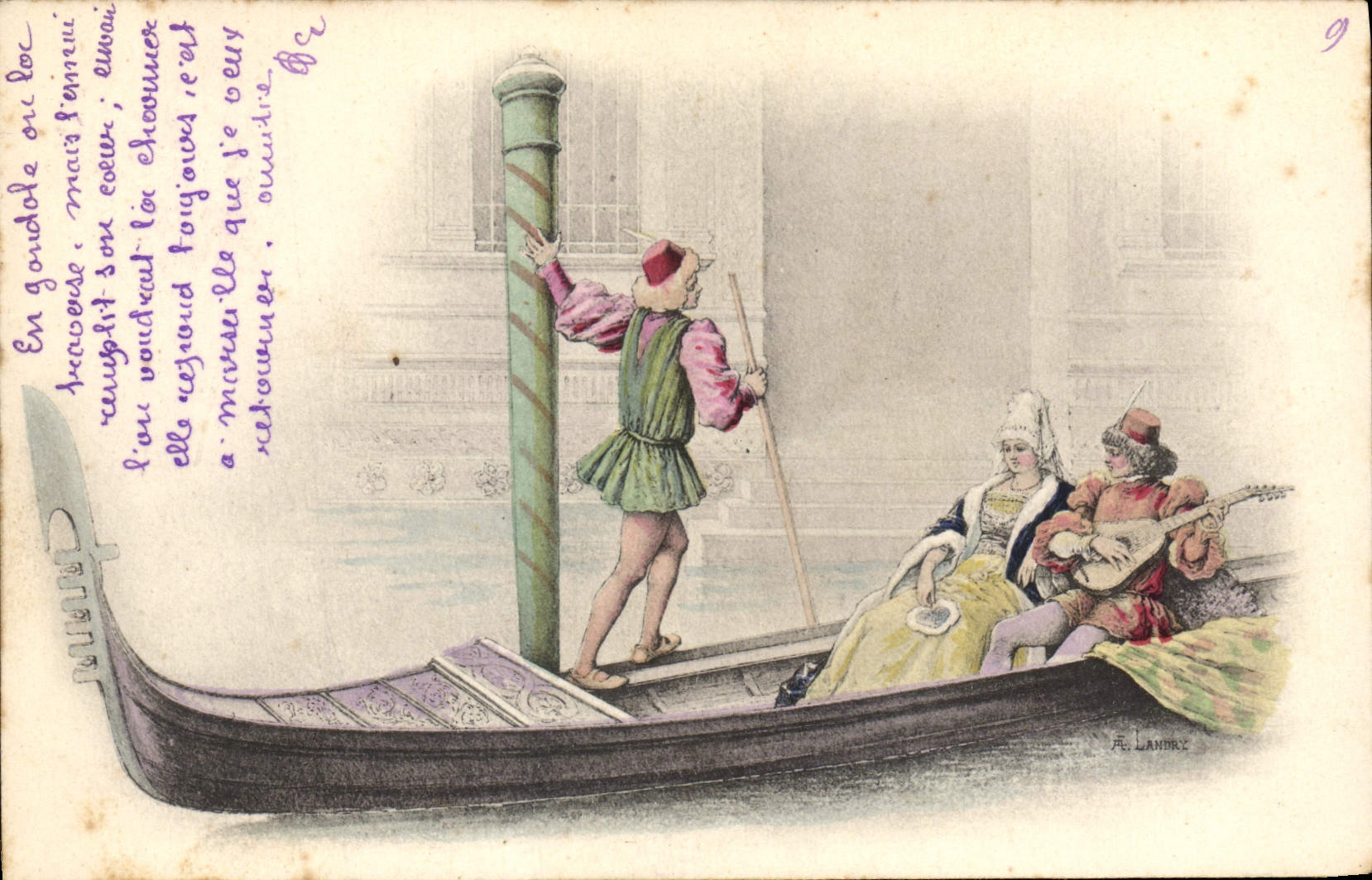 Gondola o loc — Venecia — F. LAMBRK, n°9