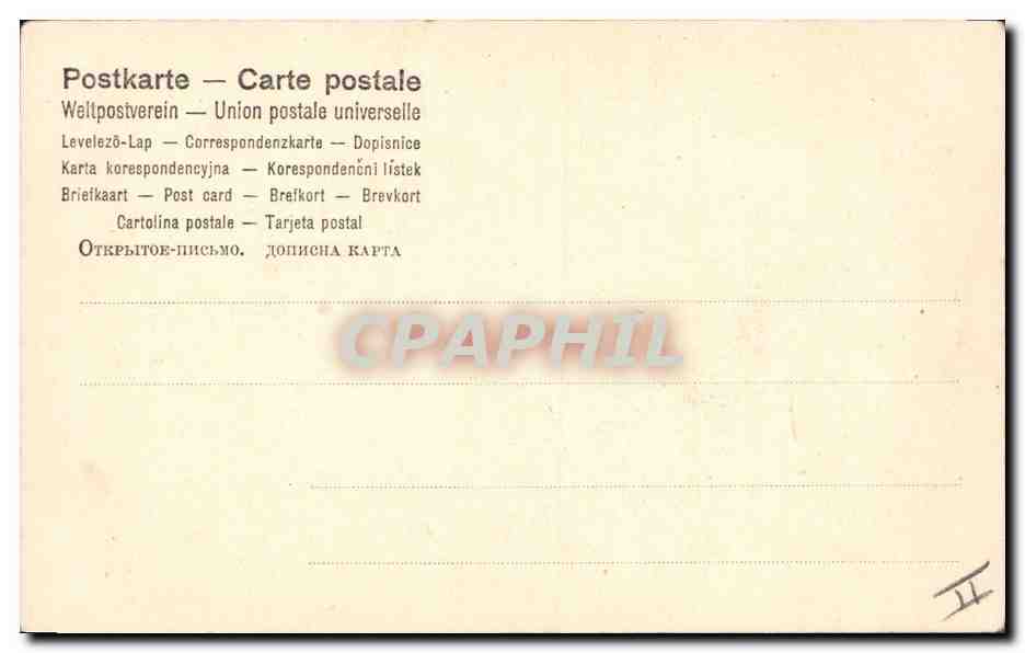 CPA Fantaisie Enfant Lapins Oeufs  — Rückseite