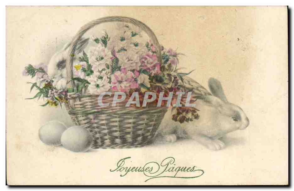 CPA Fantaisie Lapins 
