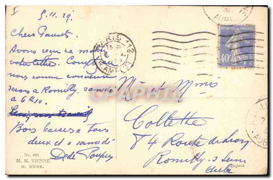 CPA Fantaisie Enfant  — Verso