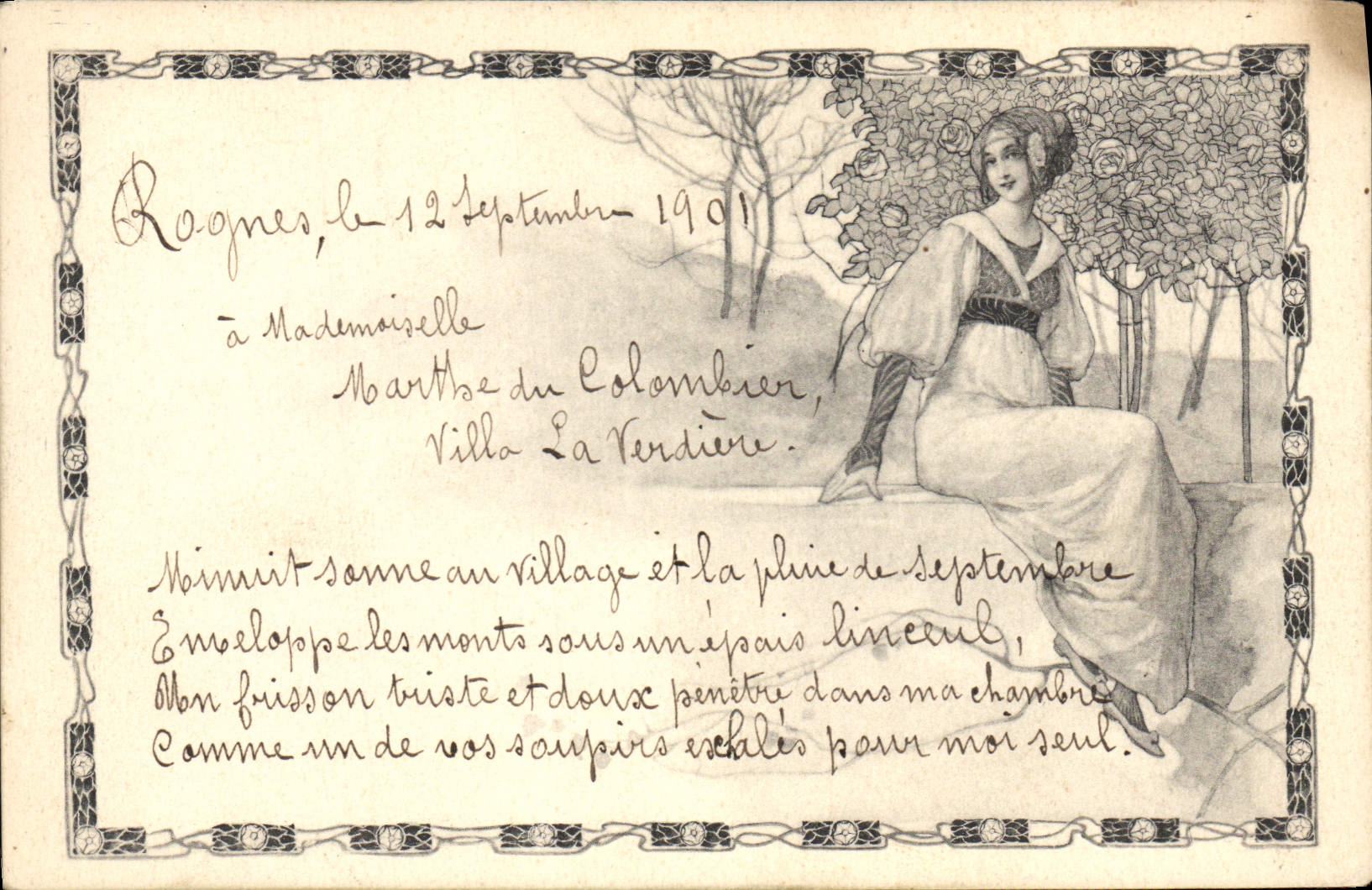 Rognes — Poème d'automne — éditeur M. M. Vienne