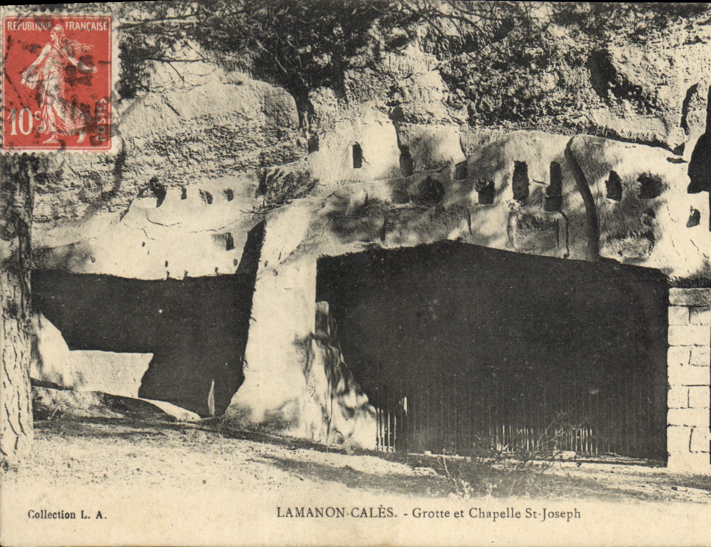 LAMANON-CALÈS - Grotte et Chapelle St-Joseph — Collection L. A.