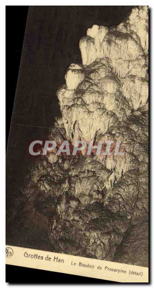 Grottes de Han — Le Boudoir de Proserpine (détail) — Éditeur BLS, n°5