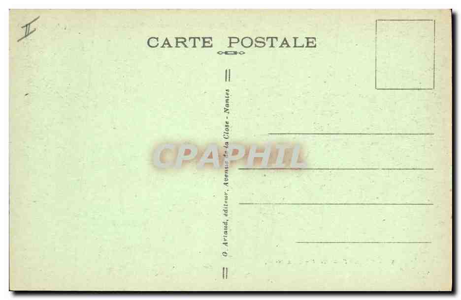 Morgat — Grotte de Roméo — G. Arriand, éditeur à Nantes — Rückseite