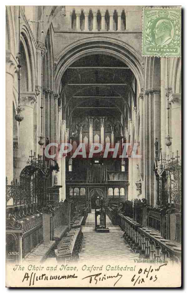 CPA Orgue The choir and Nave oxford cathedral