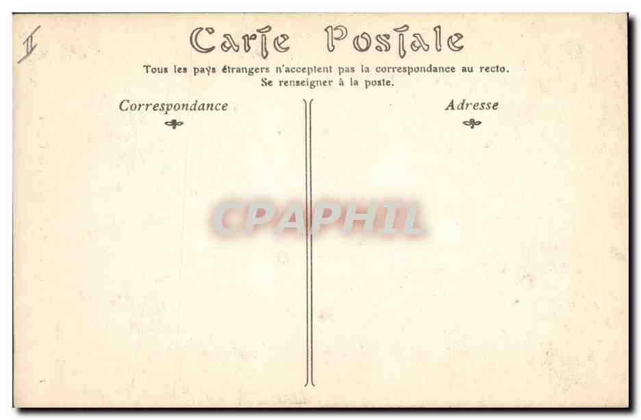 CPA Orgue Albi La cathedrale Les orgues — Rückseite