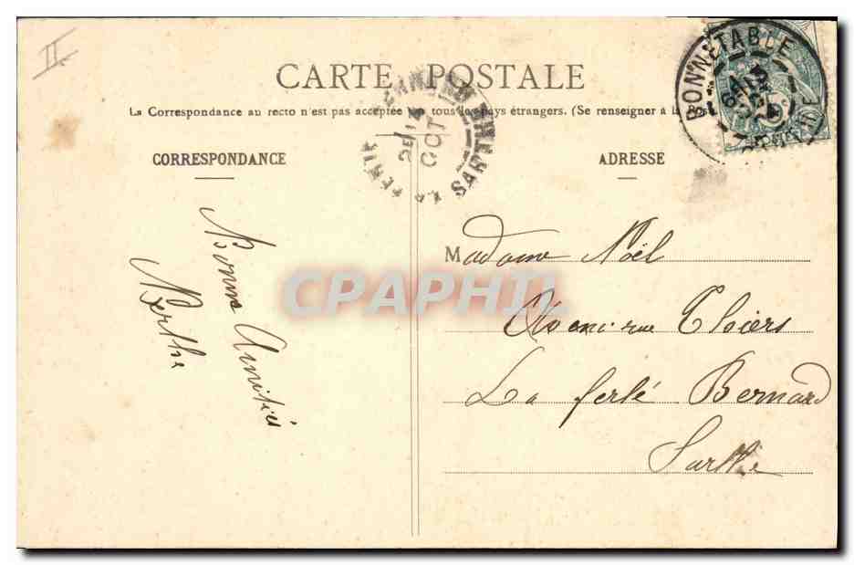 CPA Fantaisie Enfants Enfant Bebe  — Rückseite
