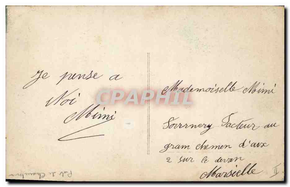 CPA Fantaisie Enfants Enfant Bebe  — Rückseite