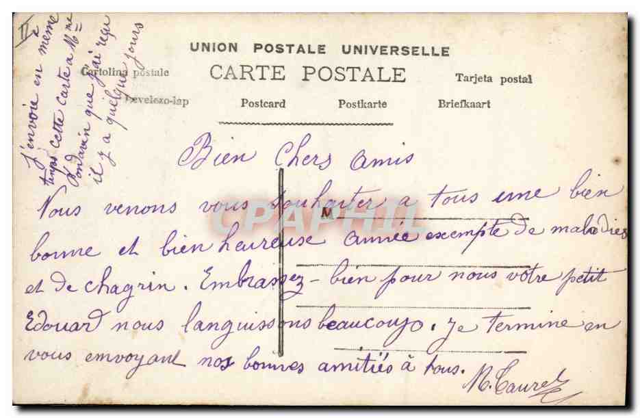 CPA Fantaisie Enfants Enfant Bebe  — Verso