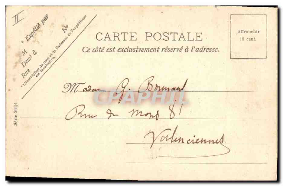 CPA Fantaisie Enfants Enfant Bebe  — Rückseite