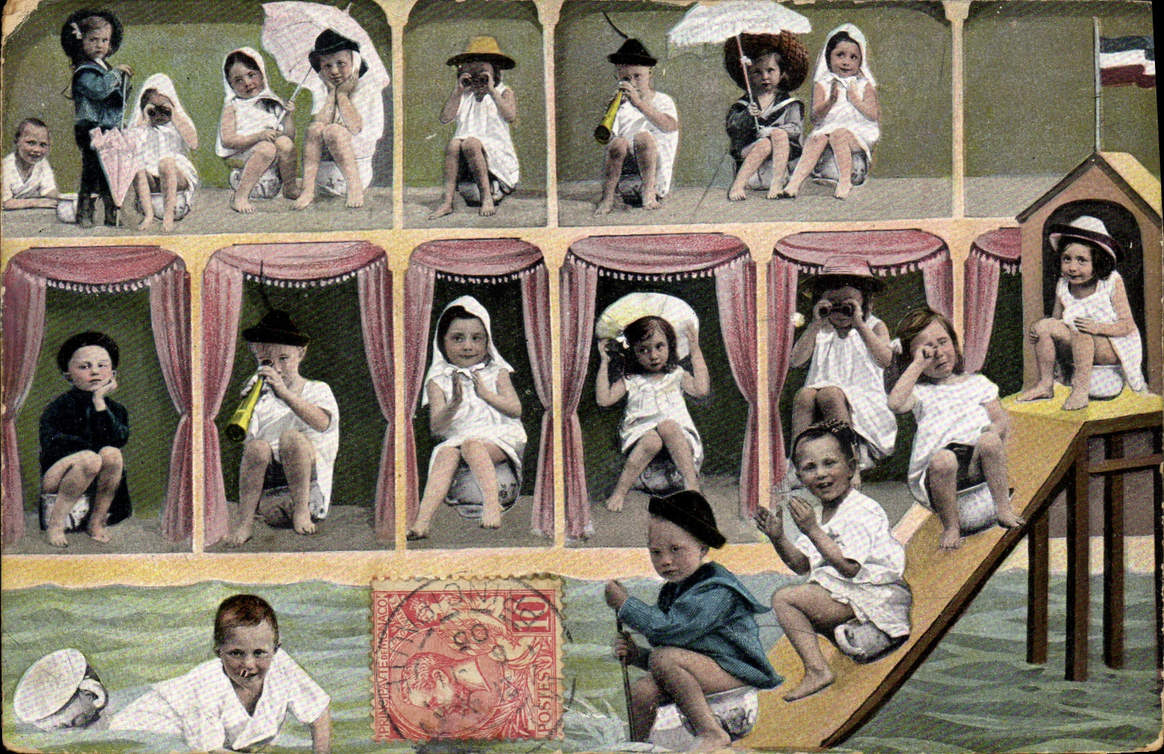 CPA Fantaisie Enfants Enfant Bebe 