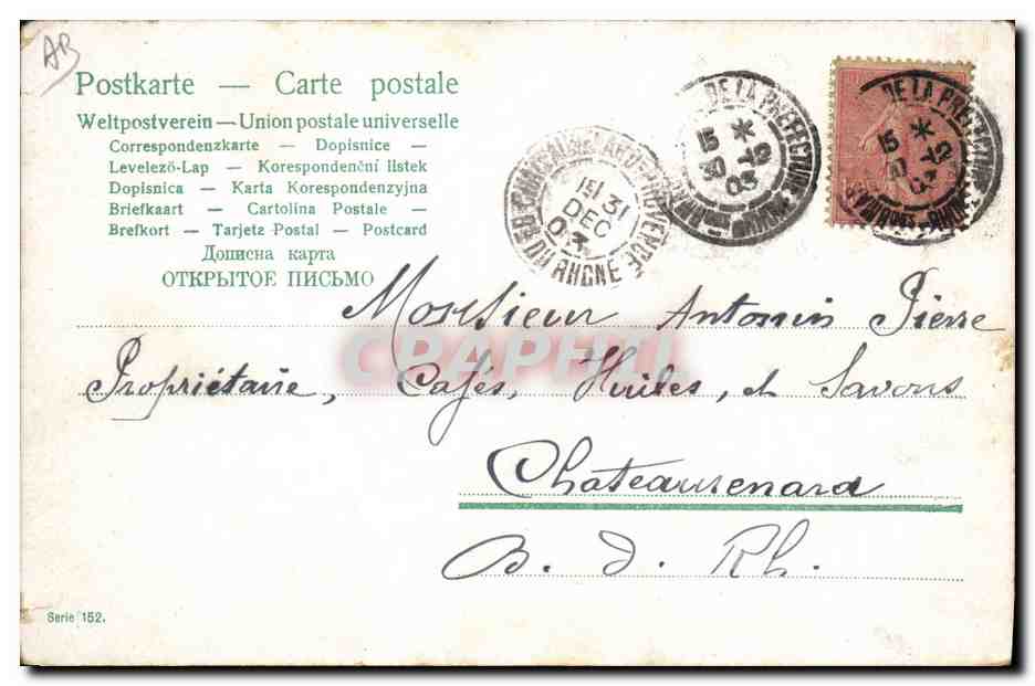 CPA Fantaisie Enfants Enfant Bebe  — Rückseite