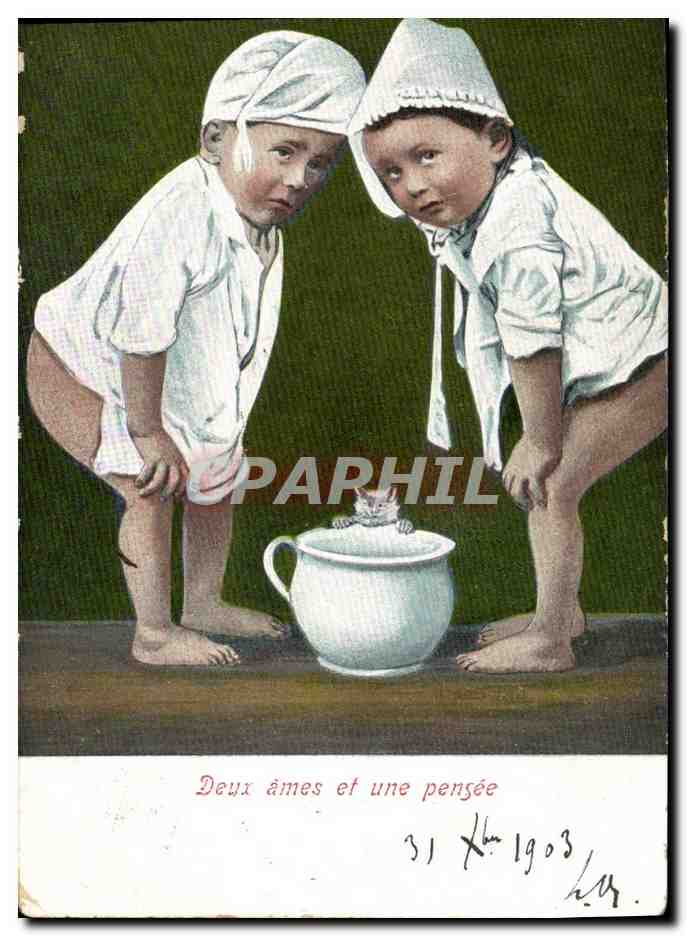 CPA Fantaisie Enfants Enfant Bebe 