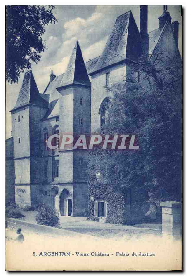 CPA Palais de justice Argentan Vieux Chateau 