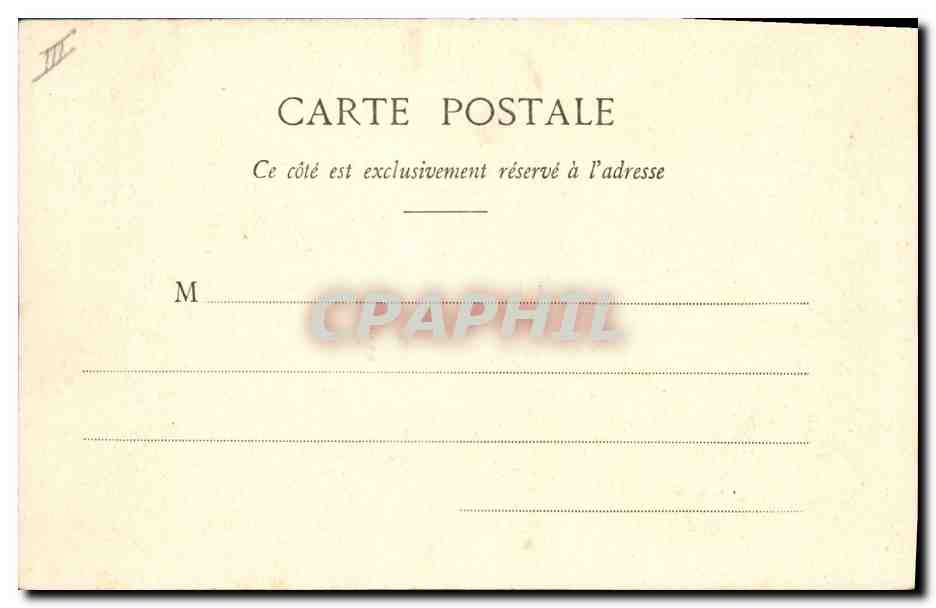 Aubusson (Creuse) — Tribunal et Collège — A. de Nussac, éditeur, Gudret — Verso