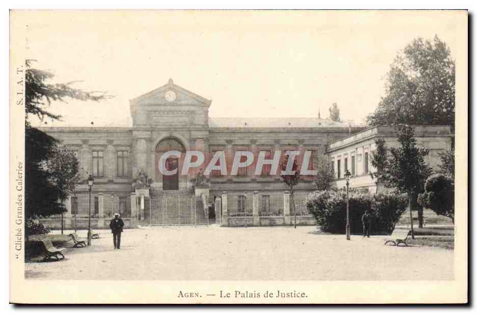 CPA Palais de justice Agen 