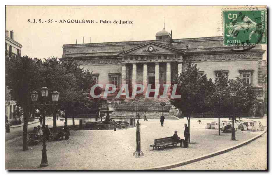 CPA Palais de justice Angouleme 