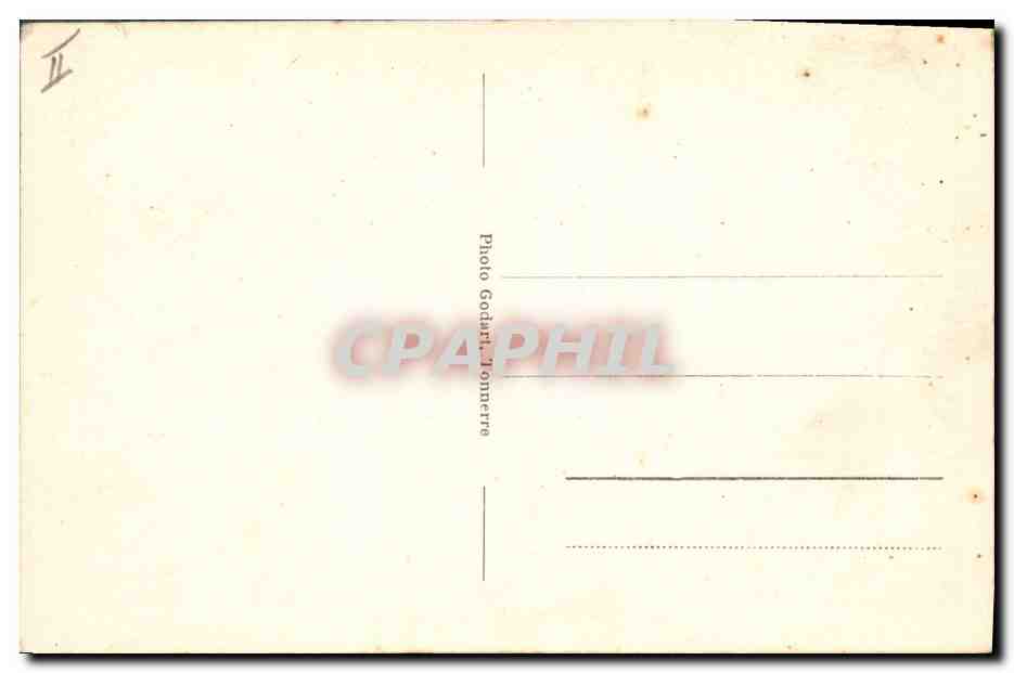 CPA Palais de justice Auxerre  — Rückseite